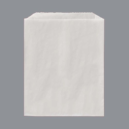 100 8.5 x 8.5 White Thank You Greaseproof Food Cake Sweet Sandwich Paper Bags