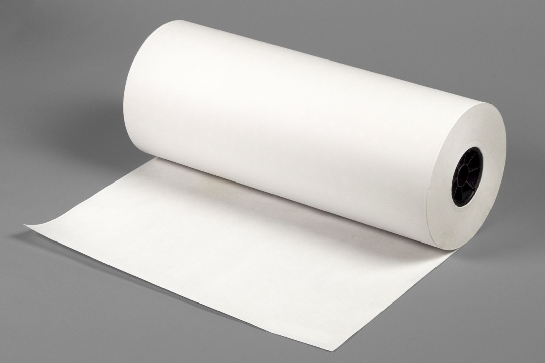 Item No. 163a Bleached White Butcher Roll, 15 in. x 1,000 ft Dimensions:  Bleached White Butcher Roll, 15 in. x 1,000 ft. 40 pound thick paper Detail  Page