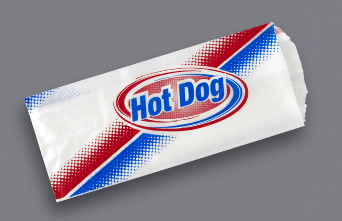 Hot Dog Paper Foot Long Bags 1000 per Case 