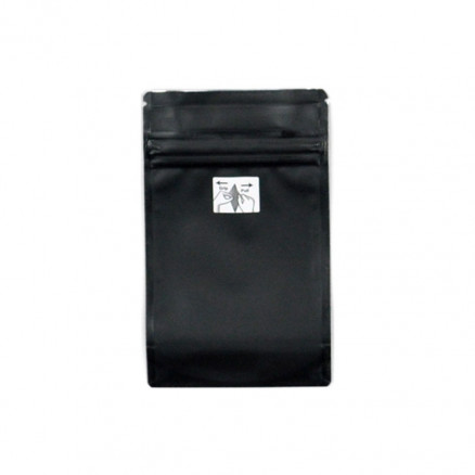 1/4 oz Child-Resistant Bags Child-Resistant Pouch, 4 x 6 17/27", Black