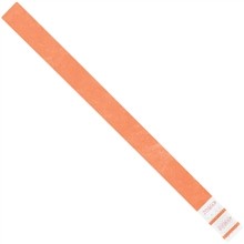 Orange Tyvek® Wristbands, 3/4 x 10"
