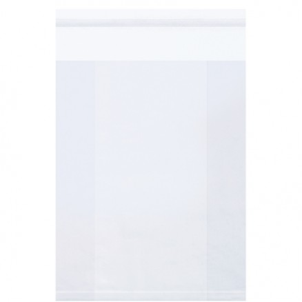 Resealable Poly Bags, 9 x 4 x 12", 2 Mil, Gusseted