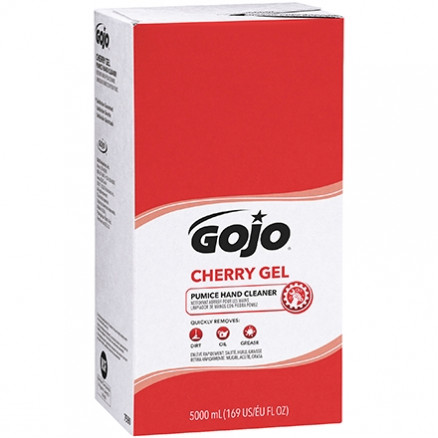 GOJO® Cherry Gel Pumice Hand Cleaner Refill Box - 5,000 ml
