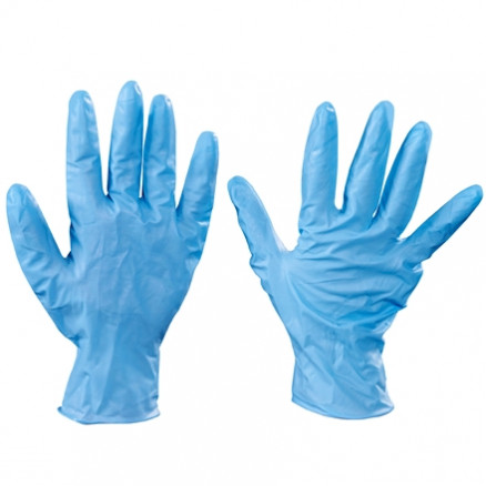 Blue Nitrile Gloves - 8 Mil - Medium