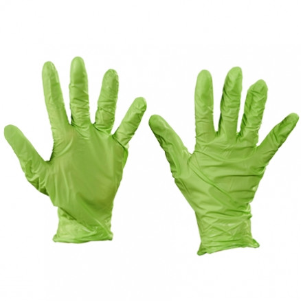 Best® N-Dex® Green Nitrile Gloves - 4 Mil - Small