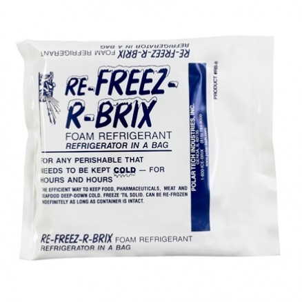 Re-Freez-R-Brix™ 7.5 oz. Cold Bricks - 4 1/2 X 4 X 3/4"