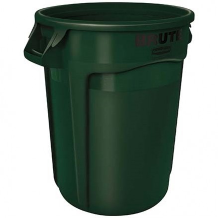 Rubbermaid® Brute® Trash Can, 55 gallon, Green