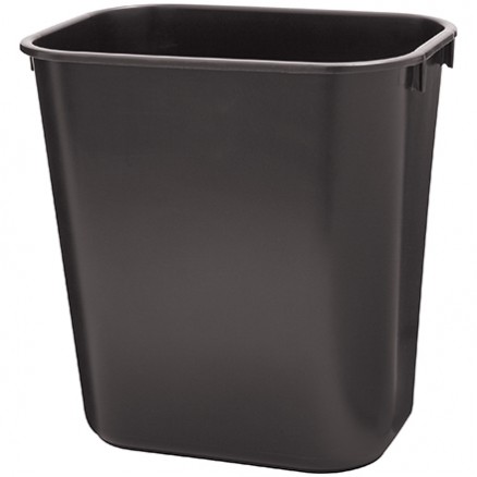 Rubbermaid® Office Trash Can - 3 Gallon, Black