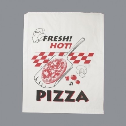 Printed Paper Pizza Bags, 19 x 2 x 24"