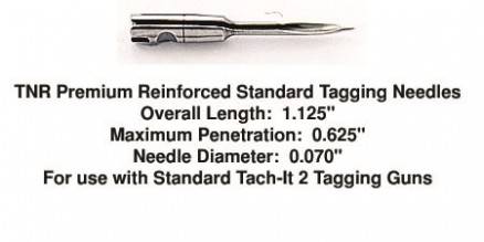 Premium Reinforced Tagging Needles