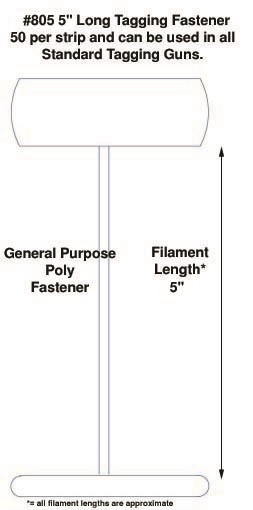 Poly Fasteners, 5"