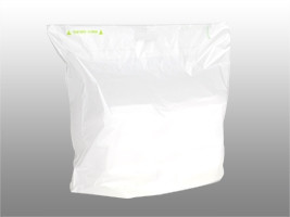 Fast Take® Tamper-Evident Unprinted Carryout Bag, 24 x 20 + 11 BG + 3 1/2 LP