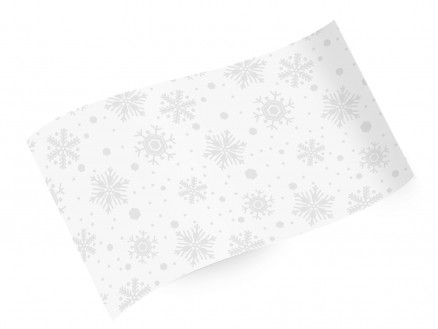 White Snowflakes - Printed Tissue Sheets, 20 x 30"
