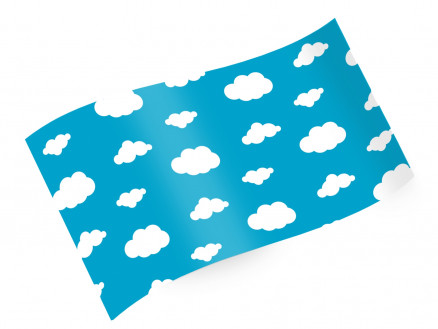 Puffy Clouds - Printed Tissue Sheets, 20 x 30"