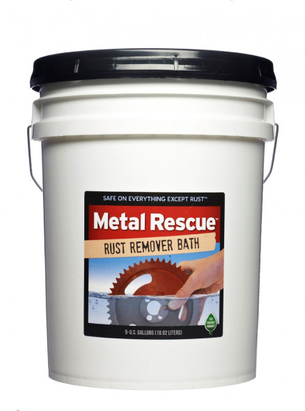 METAL RESCUE® Rust Remover Bath, 5 Gallon, Pail