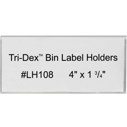 Bin Label Holders, 1 3/4 x 4"