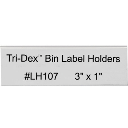 Bin Label Holders, 1 x 3"