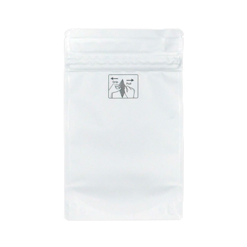 1/2 oz Child-Resistant Bags Child-Resistant Pouch, 5 x 8 3/23", White