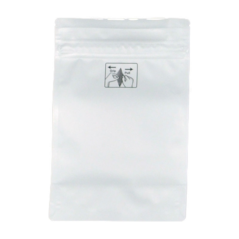 1 oz Child-Resistant Bags Child-Resistant Pouch, 5 9/10 x 9", White