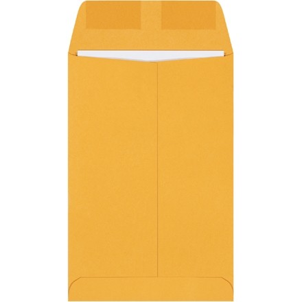Gummed Envelopes, Kraft, 6 x 9"