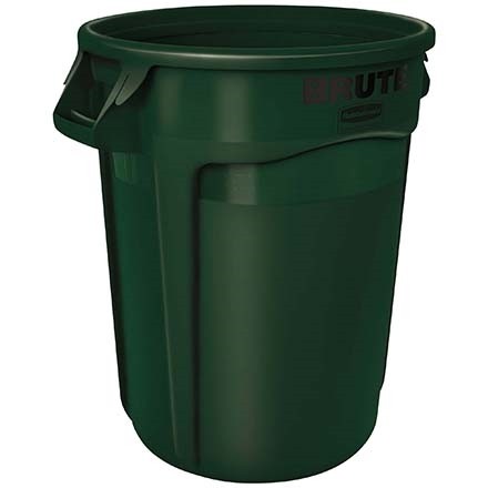 Rubbermaid® Brute® Trash Can, 55 gallon, Green