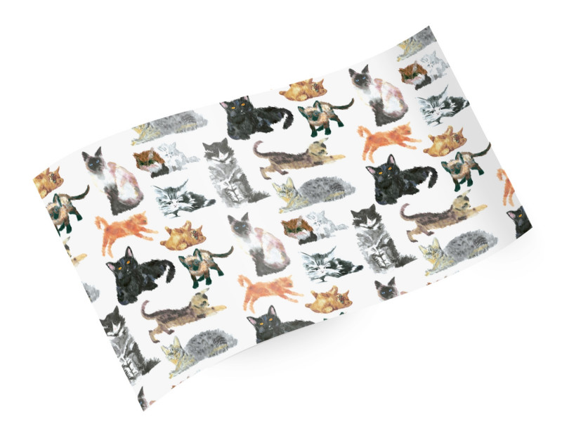 Cats And Kittens - Printed Tissue Sheets, 20 x 30"