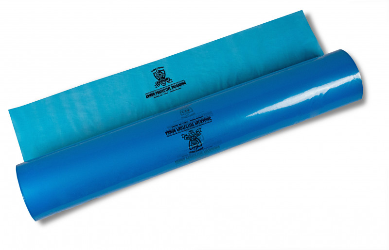ARMOR POLY® Rust Preventative Heat Shrink Sheeting, 4 Mil, Blue, 12 x 250