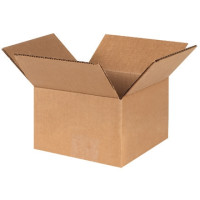 Corrugated Boxes, 5 x 5 x 3", Kraft