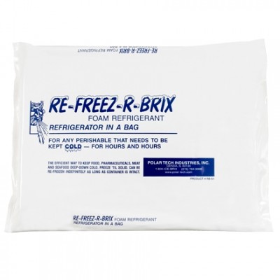 Re-Freez-R-Brix™ 64 oz. Cold Bricks - 11 1/4 X 9 1/4 X 1