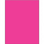 Etiquetas láser removibles rosa fluorescente, 8 1/2 x 11 