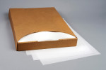 Revestimientos para sartenes blancos, papel pergamino de silicona, 24 3/8 x 16 5/8 