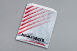 Bolsas de papel de aluminio para hamburguesas, 6 x 2 x 8 