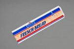 Bolsas de pan francés con estampado blanco - Diseño fresco de panadería, 5 1/4 x 3 1/4 x 20 