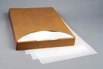 Revestimientos para sartenes blancos, papel pergamino de silicona, 24 3/8 x 16 5/8 