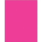 Etiquetas láser removibles rosa fluorescente, 8 1/2 x 11 