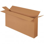 Cajas de cartón corrugado, carga lateral, pared doble, 48 x 8 x 24 