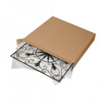 Cajas de cartón corrugado, carga lateral, pared doble, 36 x 6 x 36 