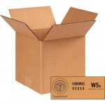 Cajas de cartón corrugado resistentes a la intemperie, 8 x 8 x 8 