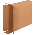 Cajas de cartón corrugado, carga lateral, pared doble, 30 x 6 x 30 