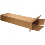Cajas de cartón corrugado, carga lateral, pared doble, 14 x 4 x 68 