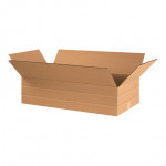 Cajas de cartón corrugado, profundidad múltiple, 24 x 12 x 6 