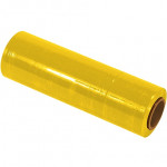 Película estirable manual fundida amarilla, calibre 80, 18 