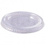 Tapas de vaso de porción de plástico para 2 oz.