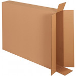 Cajas de cartón corrugado, carga lateral, 28 x 5 x 38 