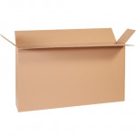 Cajas de cartón corrugado, carga lateral, pared doble, 56 x 10 x 32 