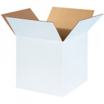 Cajas de cartón corrugado blanco, 14 x 14 x 14 