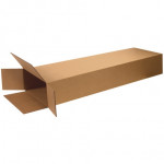 Cajas de cartón corrugado, carga lateral, pared doble, 14 x 4 x 68 
