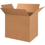 Cajas de cartón corrugado, profundidad múltiple, 28 x 20 x 24 