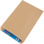Bolsas de papel Kraft para mercancía, # 7 - 7 1/2 x 10 1/2 