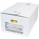 Cajas de almacenamiento de archivos con solapa entrelazadas, 24 x 15 x 10 